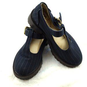 Sam Edelman Girls‎ Taelor Kids Pinstripe Loafers Platform Size 12M